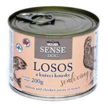 FALCO SENSE DOG konzerva 200 g losos a kuracie